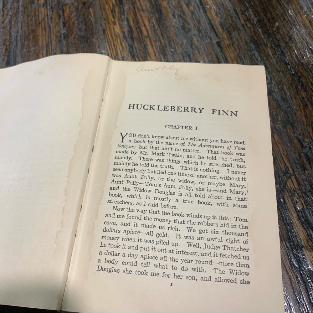 Mark Twain Huckleberry Finn Vol 13 Vintage Collectible Hardcover Book - Picture 11 of 16